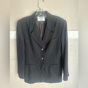 Kasper Women's Classic Black Suit Jacket Size 8